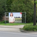 SPD Plakat an der Hauptstraße in Edewecht