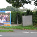 CDU Plakate am der Westerschepser-Straße